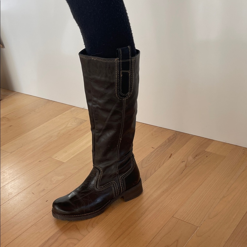 Women's Black Leather Boots